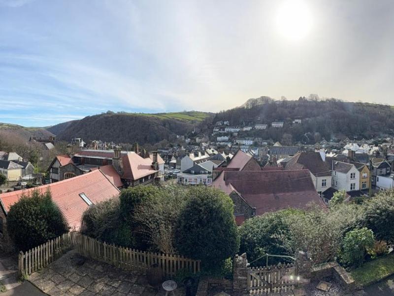  View Of Lynton From The Landing Window 
